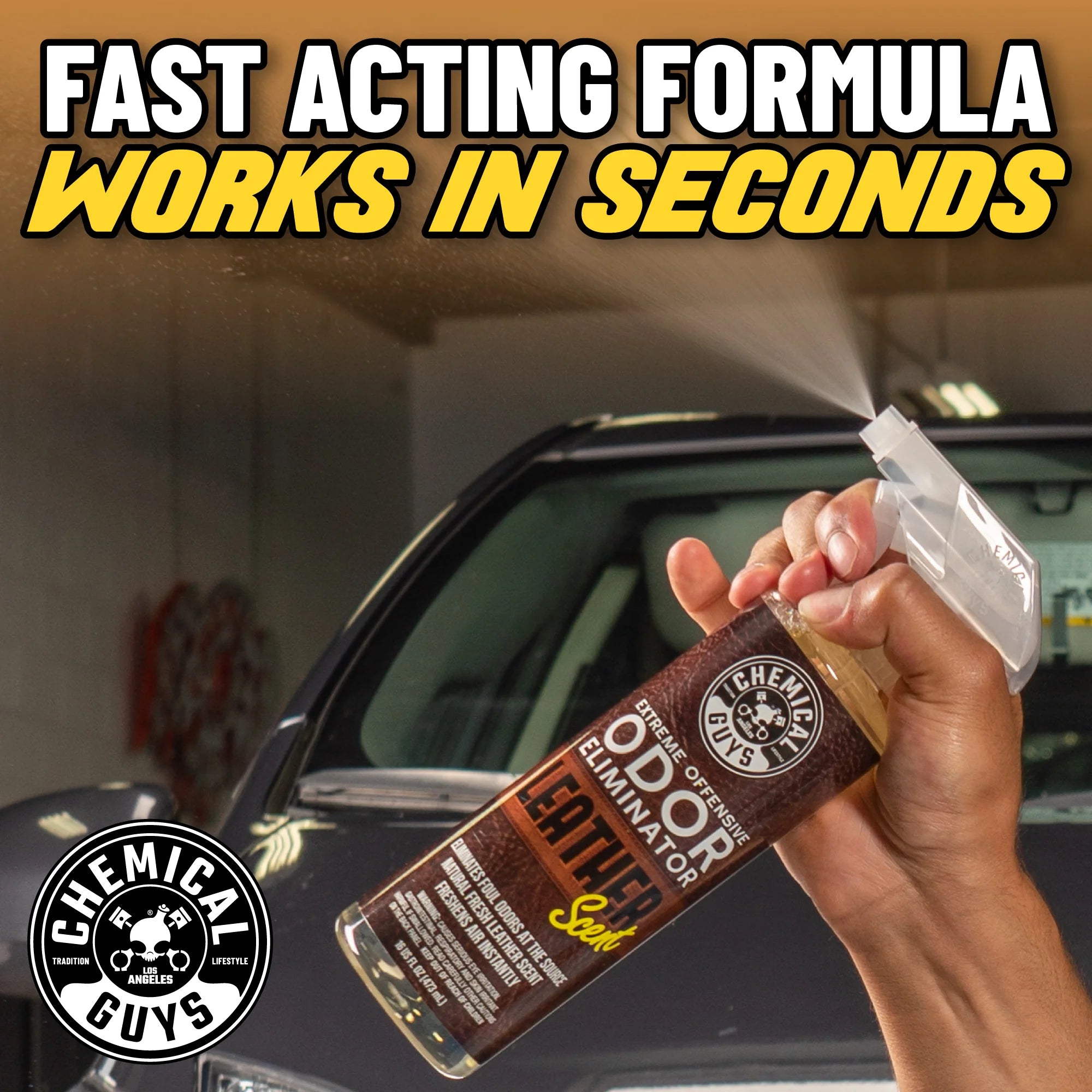 Chemical Guys Extreme Offensive Odor Eliminator Leather Scent - Image 6