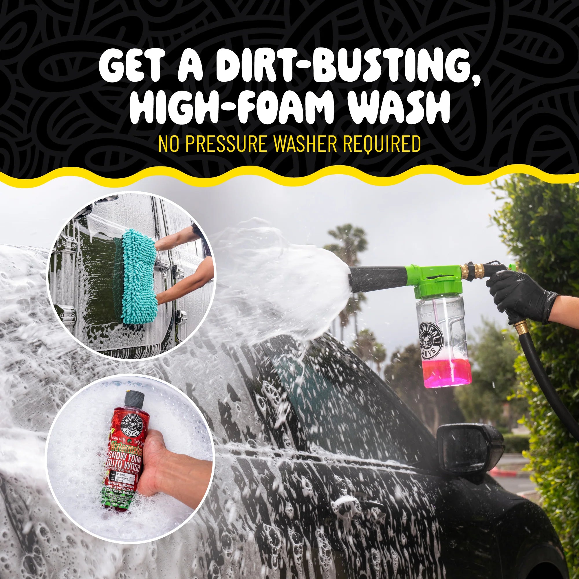 Chemical Guys All in One Foam Blaster Wash & Wax Ultimate Kit w/Bucket - Image 3