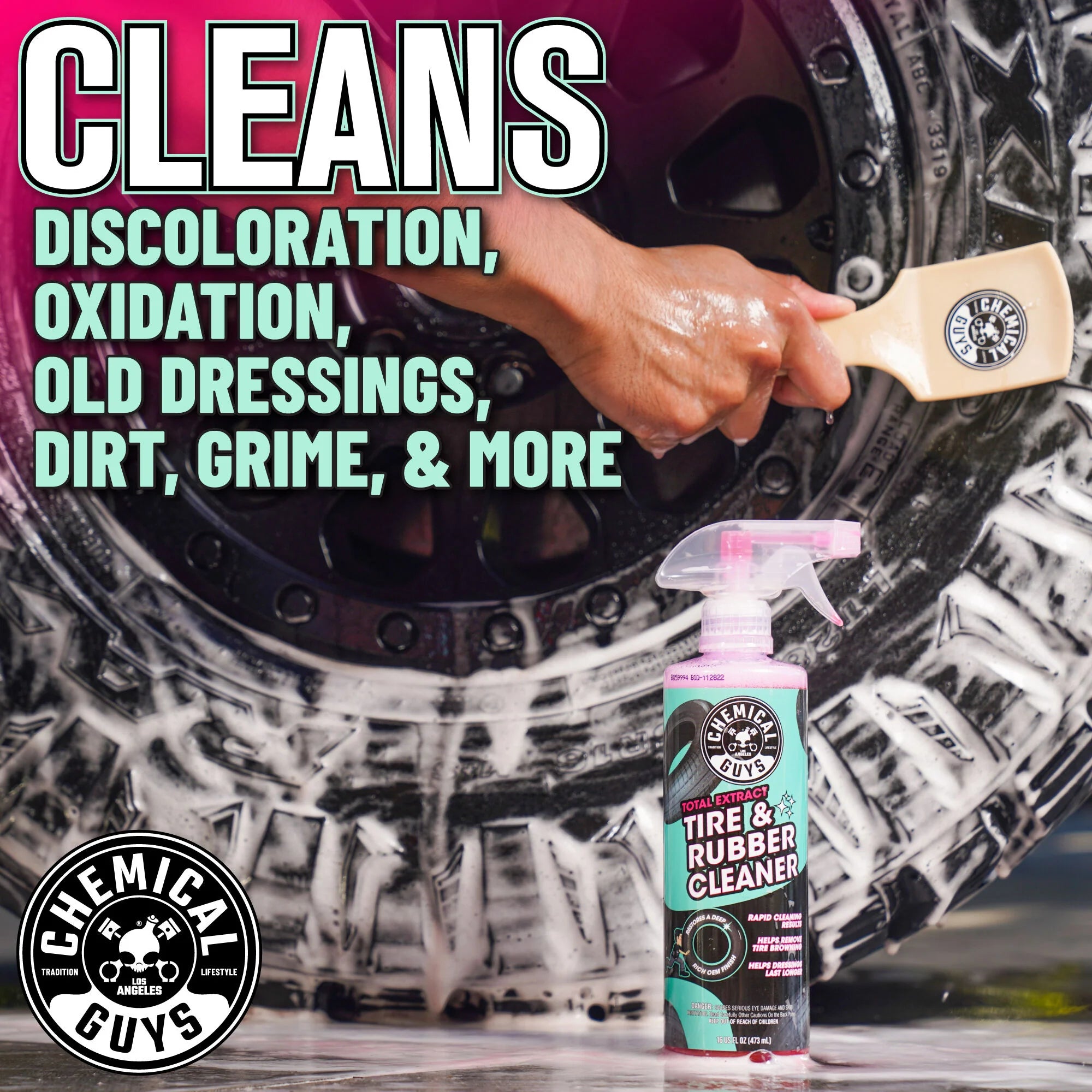 Chemical Guys Total Extract Tire & Rubber Cleaner - Image 6