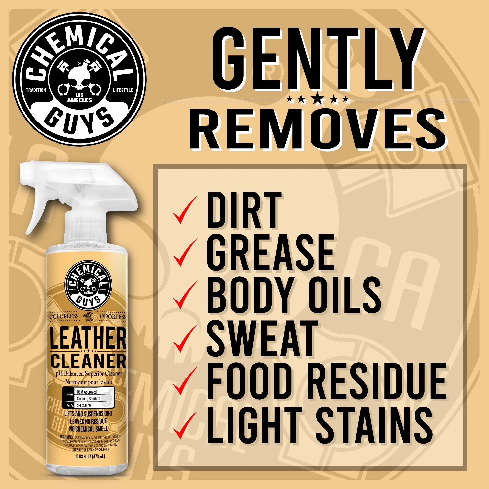 Chemical Guys Leather Cleaner - Image 3