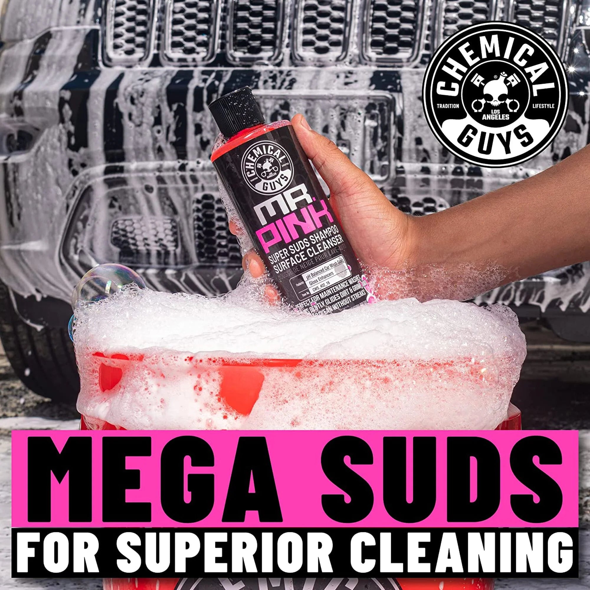 Chemical Guys Foam Blaster 6 Foam Wash Gun & Mr. Pink Foam Party Soap - Image 6