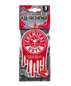 Chemical Guys Fresh Cherry Blast Hanging Air Freshener 3-Pack