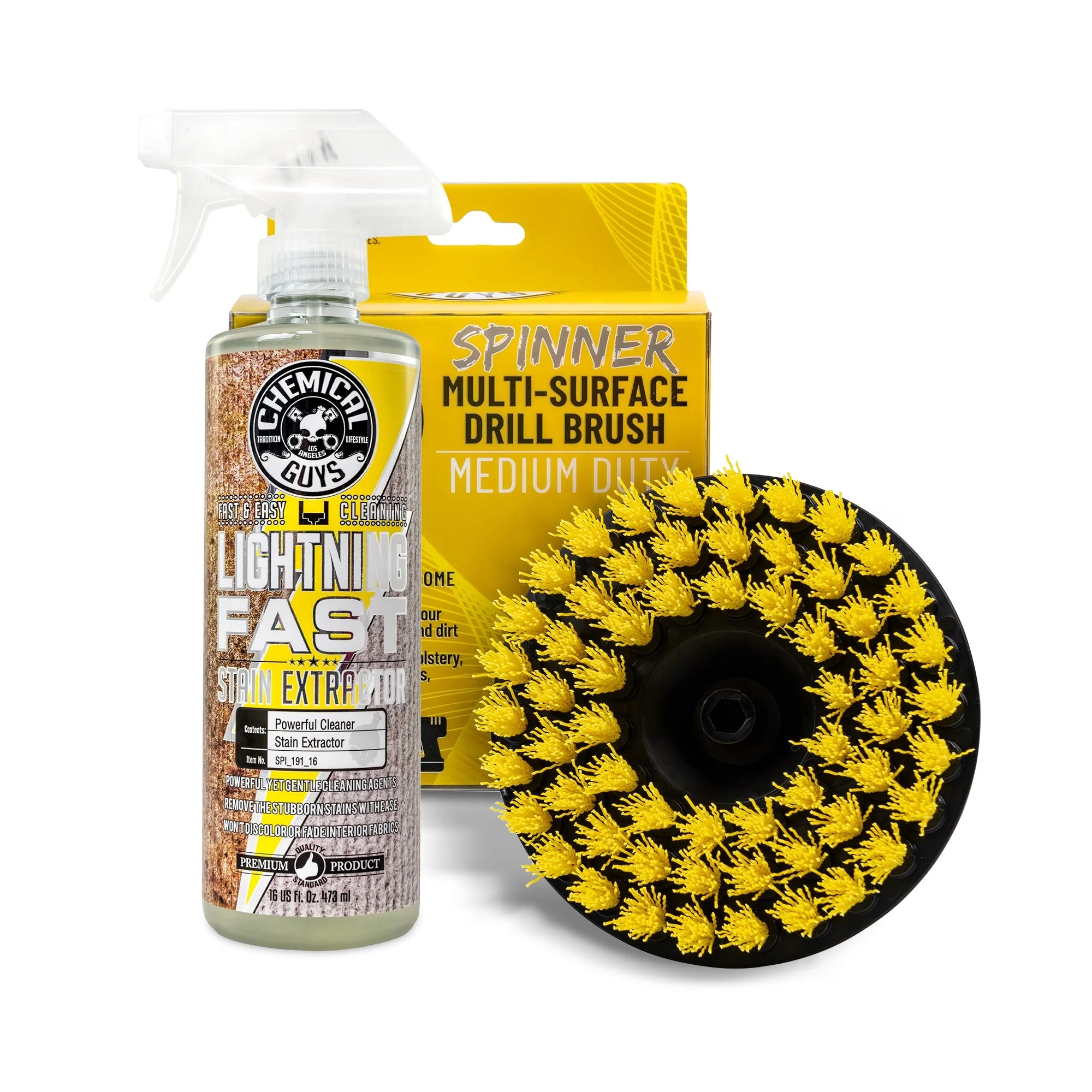 Chemical Guys Medium Duty Spinner Stain Extraction Kit