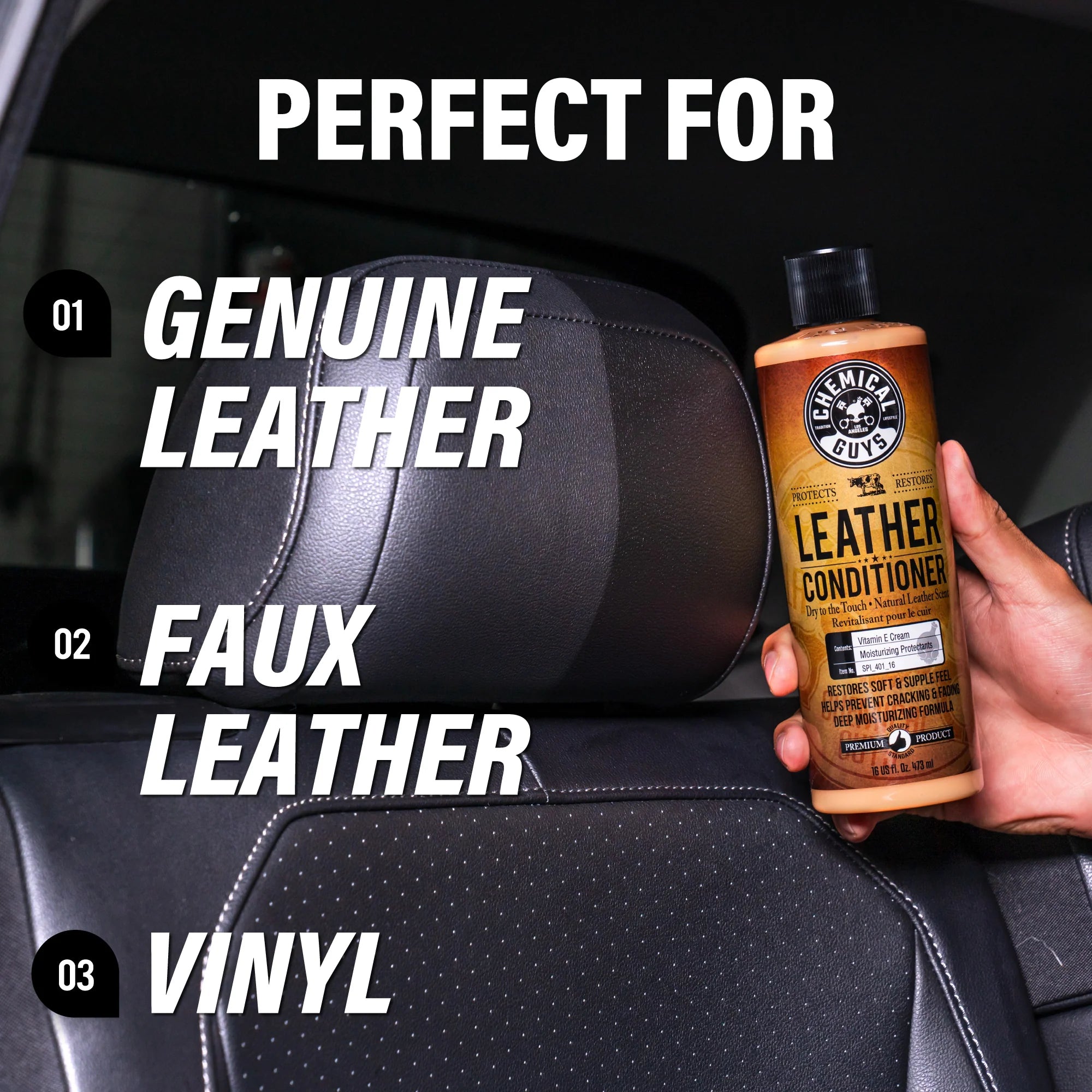 Chemical Guys Leather Conditioner - Image 6