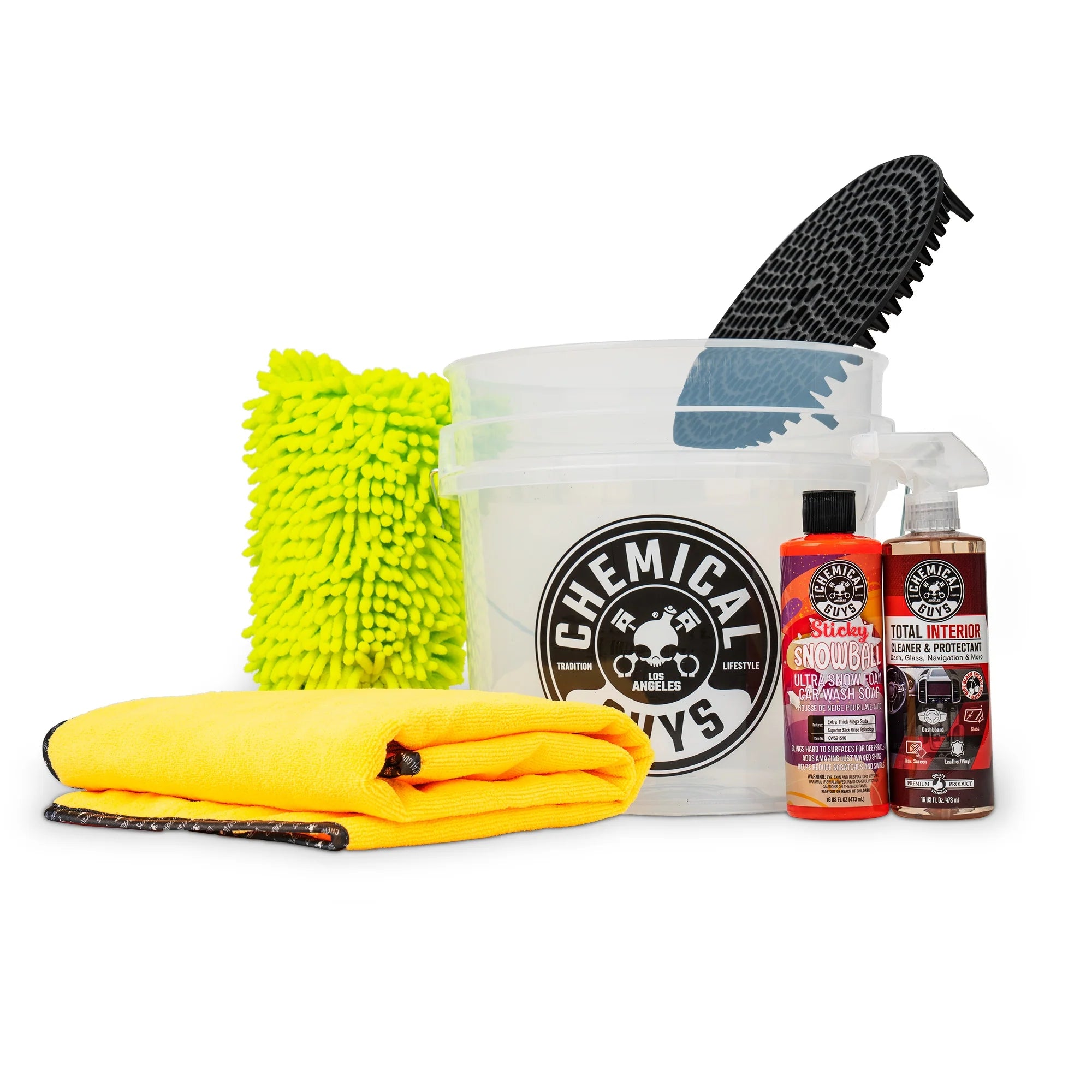 Chemical Guys Sticky Snowball Scratch Free Wash and Detail Kit