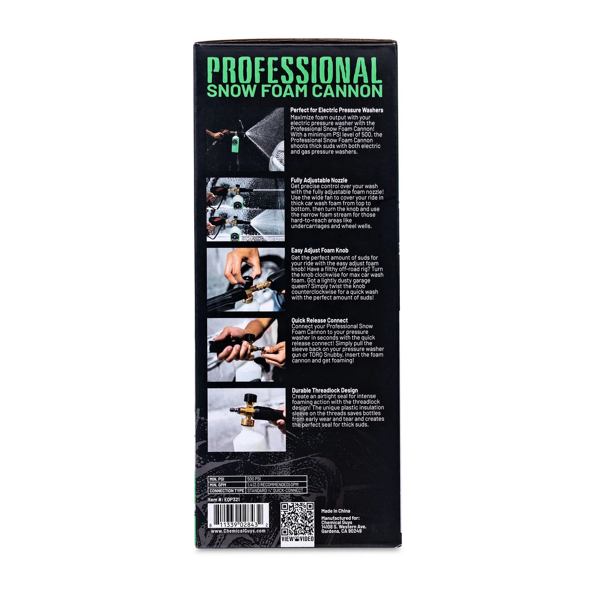Chemical Guys TORQ Professional Snow Foam Cannon - Image 16