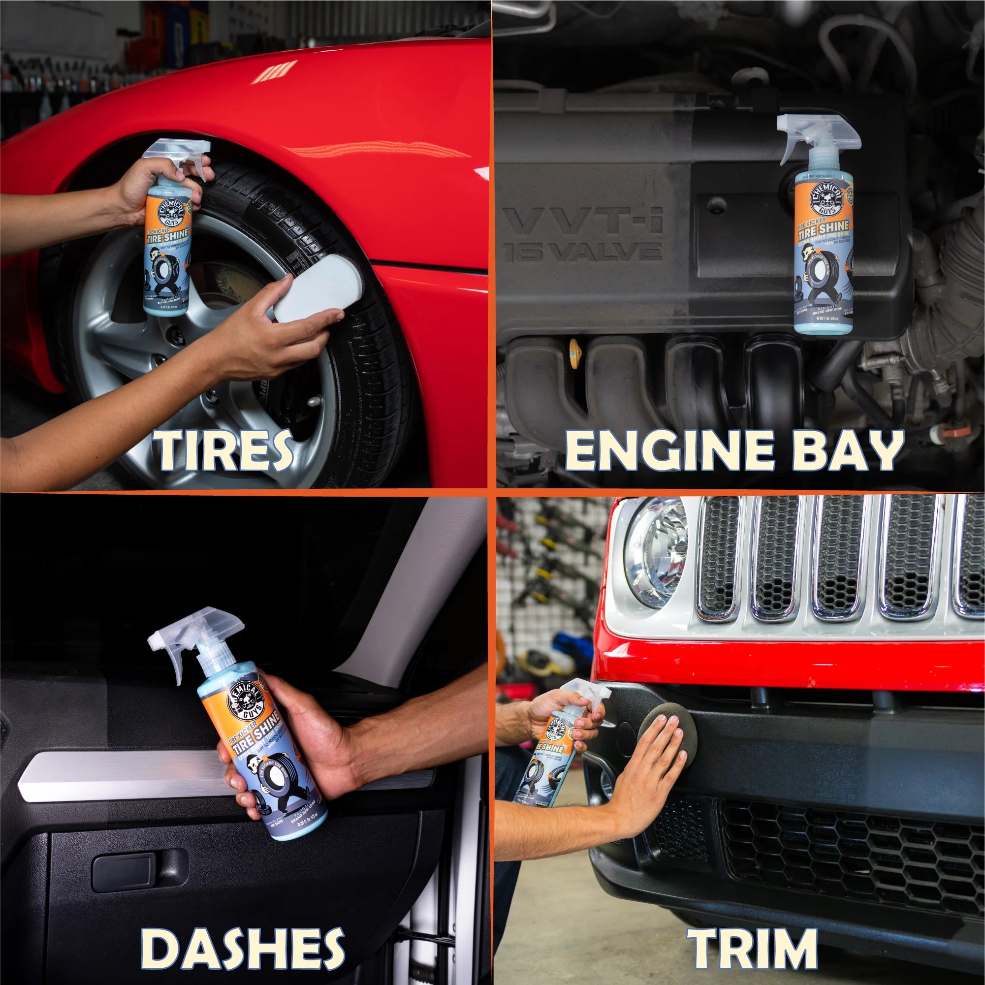 Chemical Guys Tire Kicker Extra Shiny Tire Shine - Image 17
