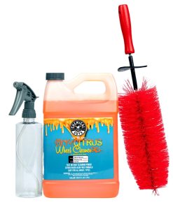 Chemical Guys Sticky Citrus Spray Bundle with FREE Red Rocket Wheel and Rim Detailing Brush