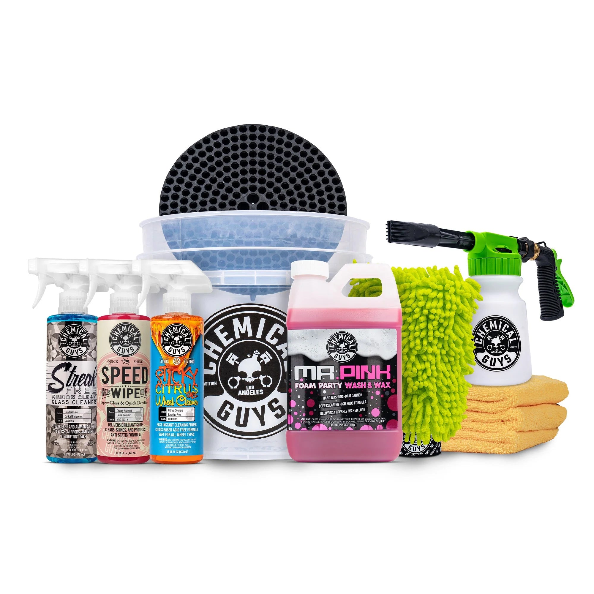 Chemical Guys Mr. Pink Foam Party Car Wash Deluxe Kit with Foam Gun - Image 3
