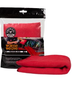 Chemical Guys Waffle Weave Glass and Window Microfiber Towel