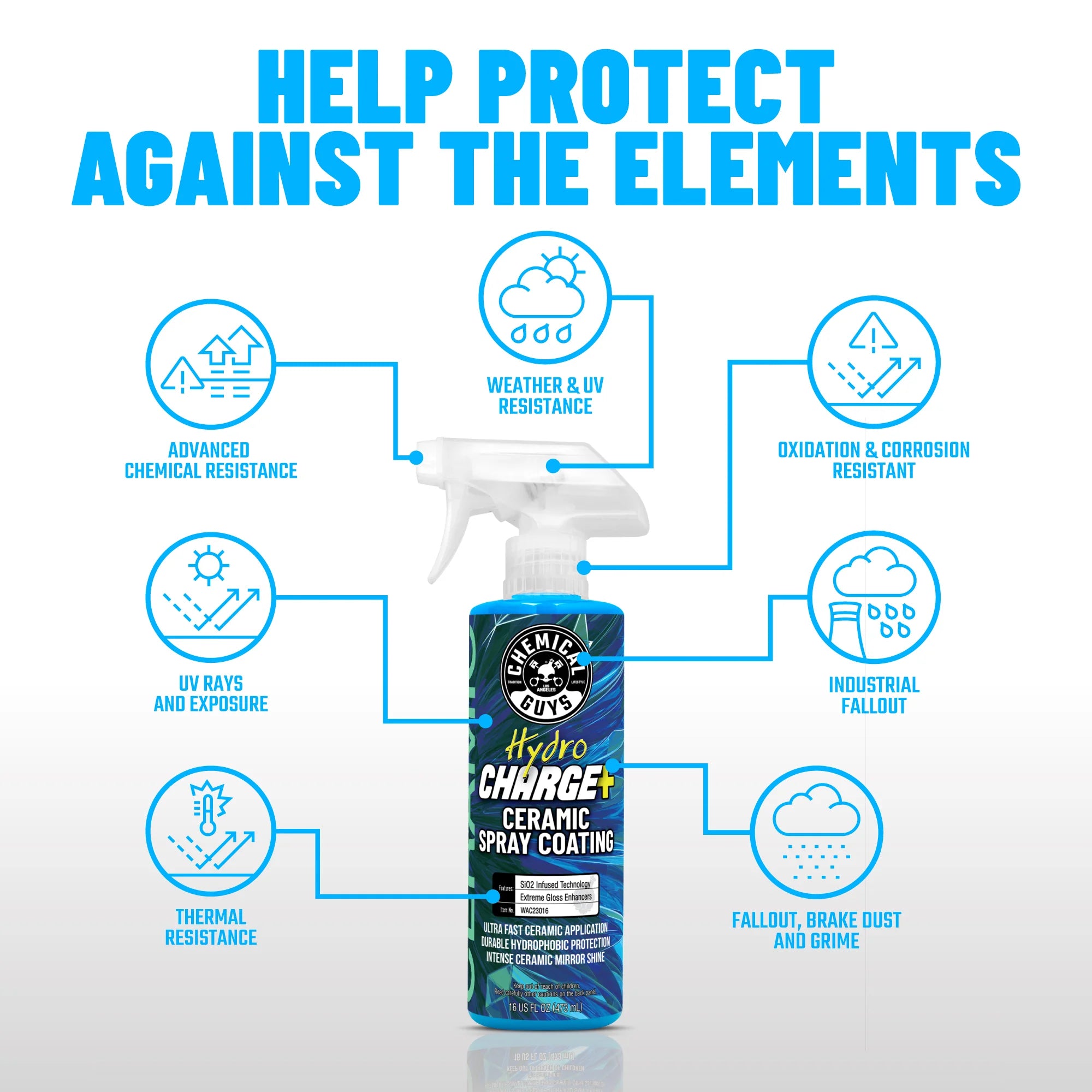 Chemical Guys HydroCharge+ Ceramic Spray Coating - Image 5