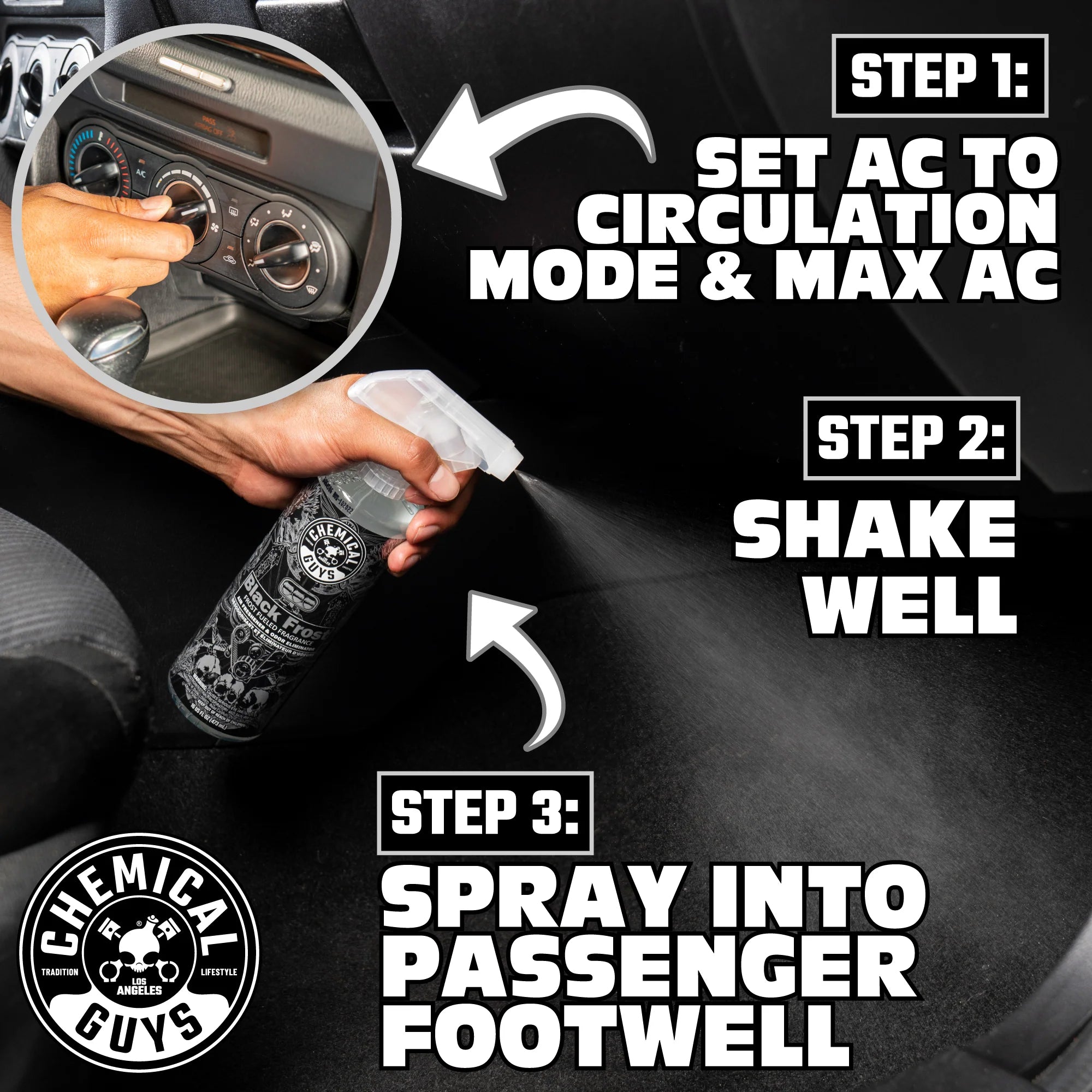 Chemical Guys Black Frost Air Freshener - Image 7