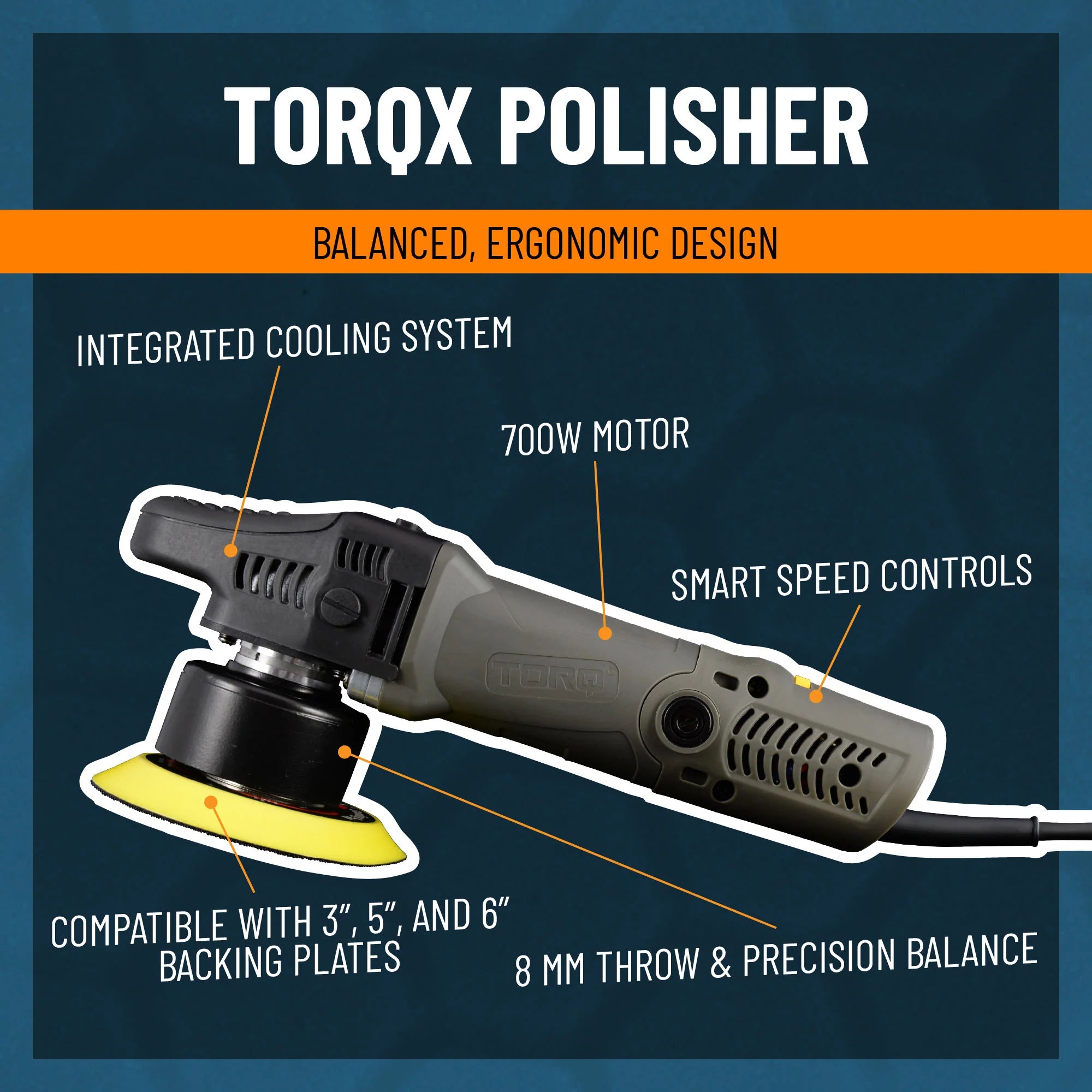 Chemical Guys TORQX Random Orbital Polisher Kit - Image 5