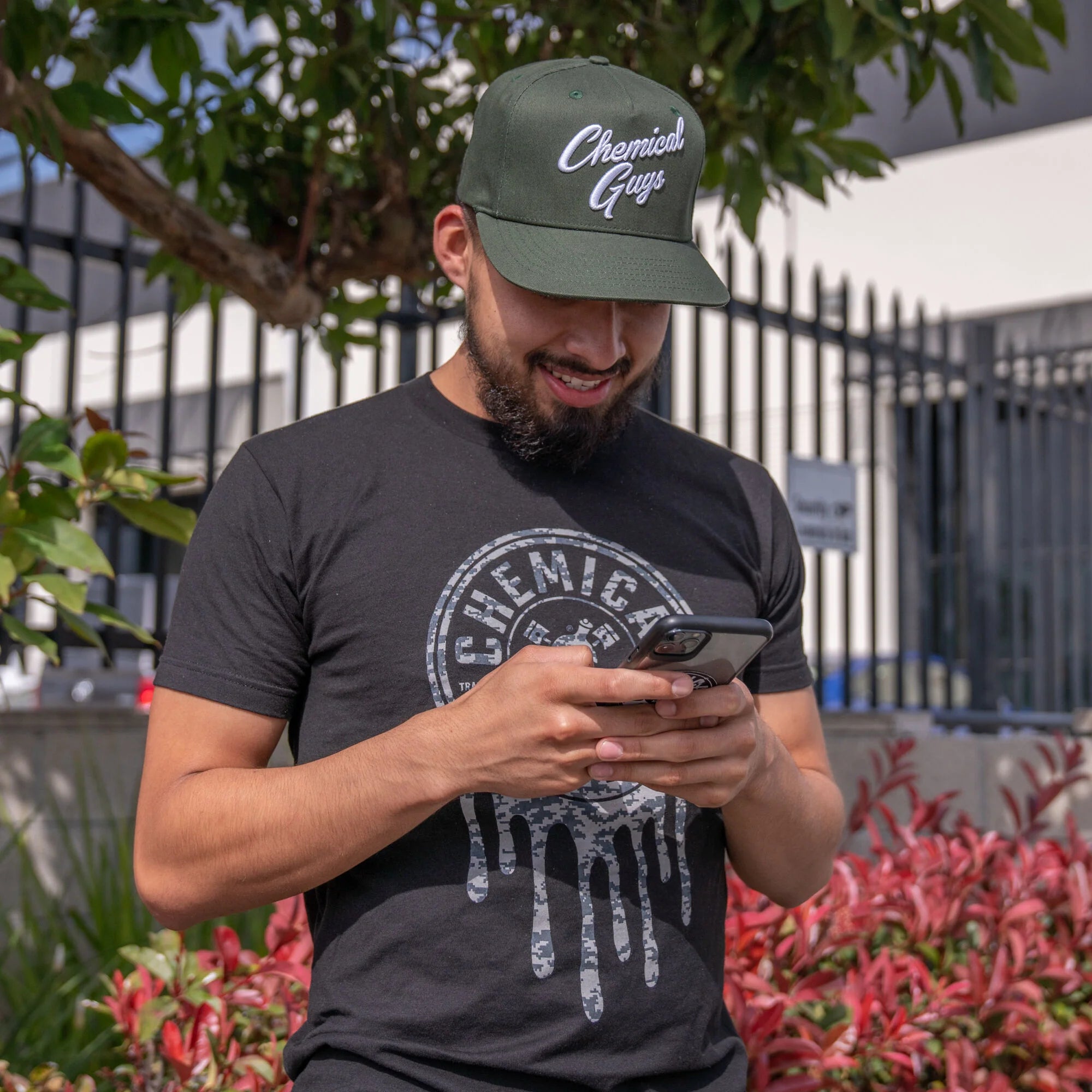 Chemical Guys Snap-It-Back Olive Green Script Hat - Image 11