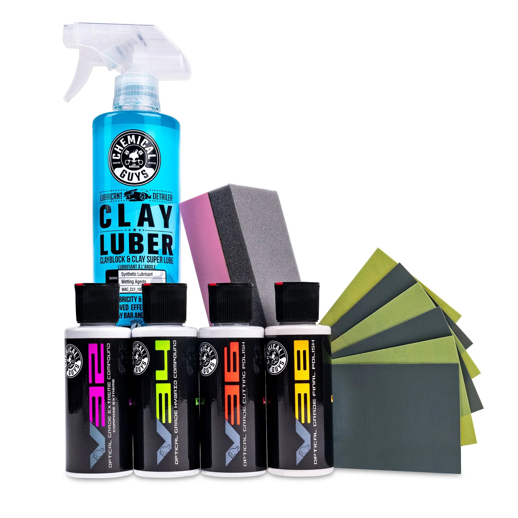 Chemical Guys Easy Haze & Paint Scuff Removal Wet Sanding Kit