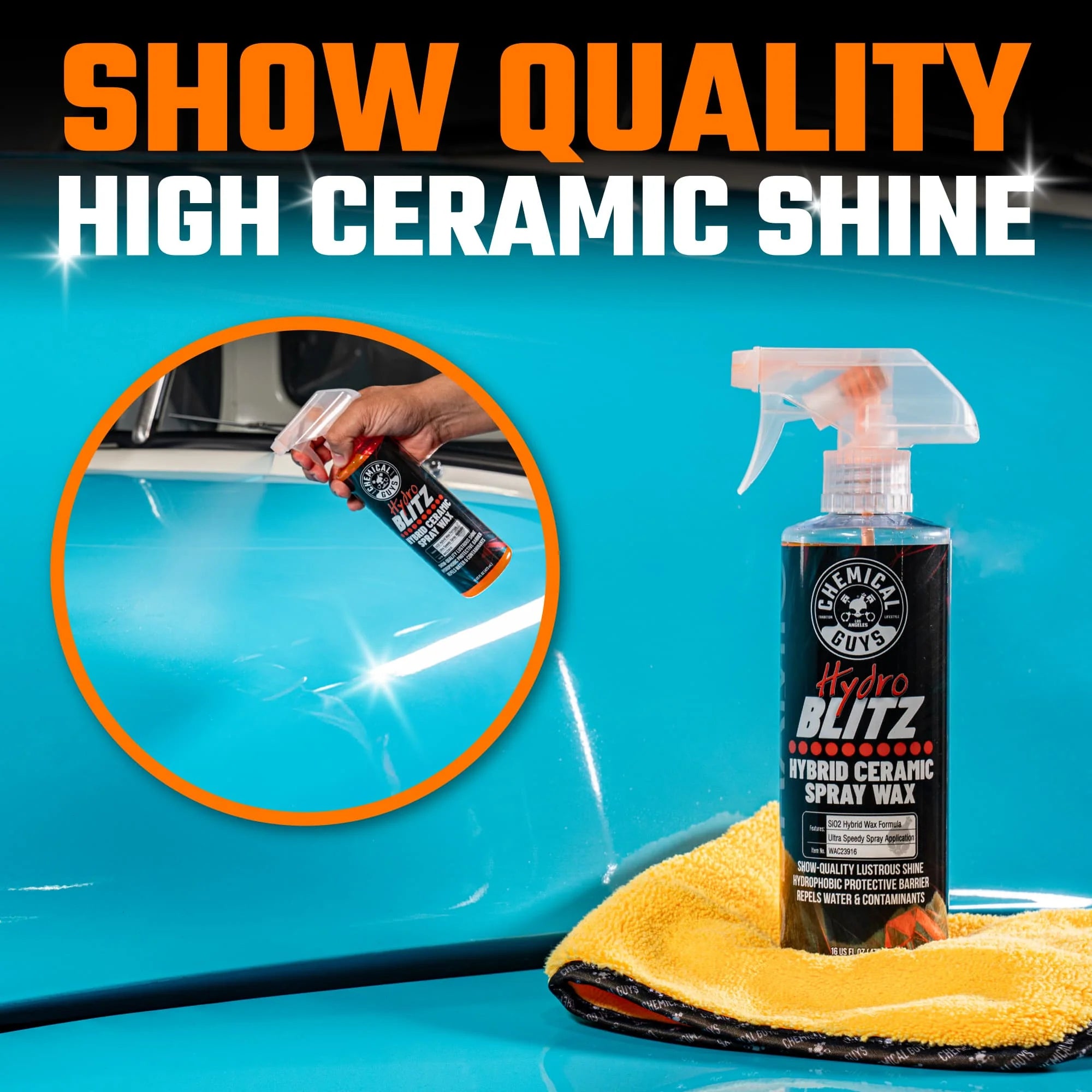 Chemical Guys HydroBlitz Hybrid Ceramic Spray Wax - Image 7