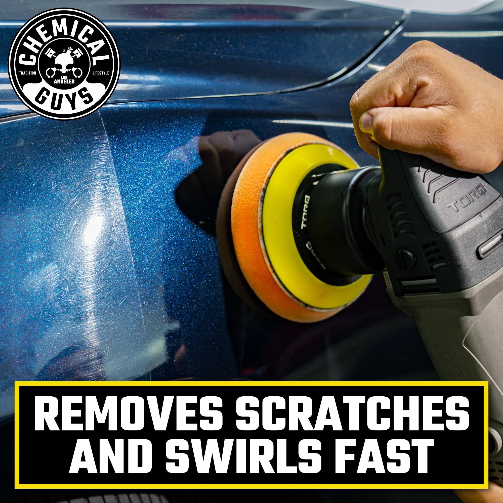 Chemical Guys Light to Moderate Blemish TORQ Polisher Deluxe Kit - Image 2
