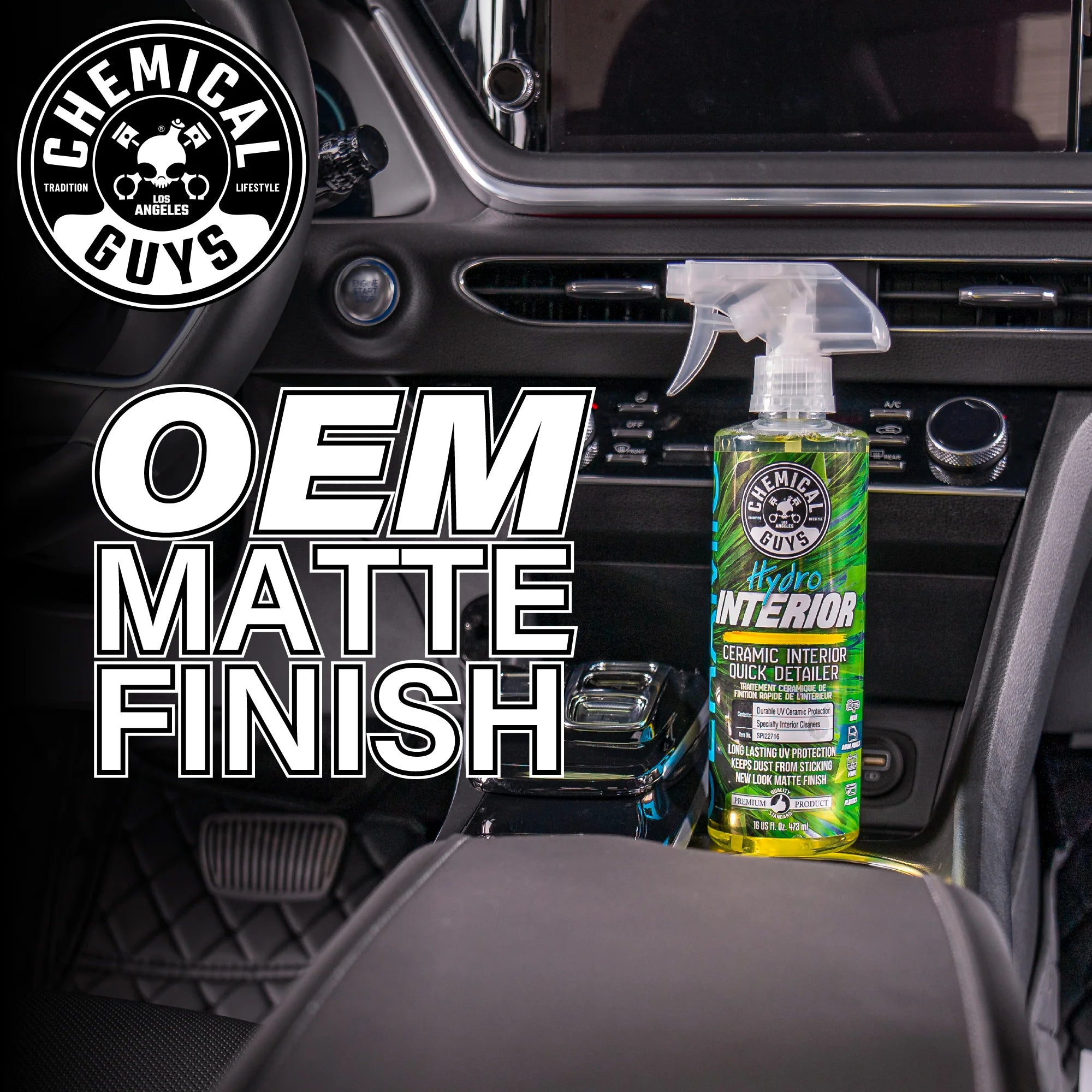 Chemical Guys HydroInterior Ceramic Quick Detailer - Image 9