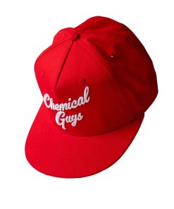 Alternative view of Chemical Guys Snap-It-Back Red Script Hat