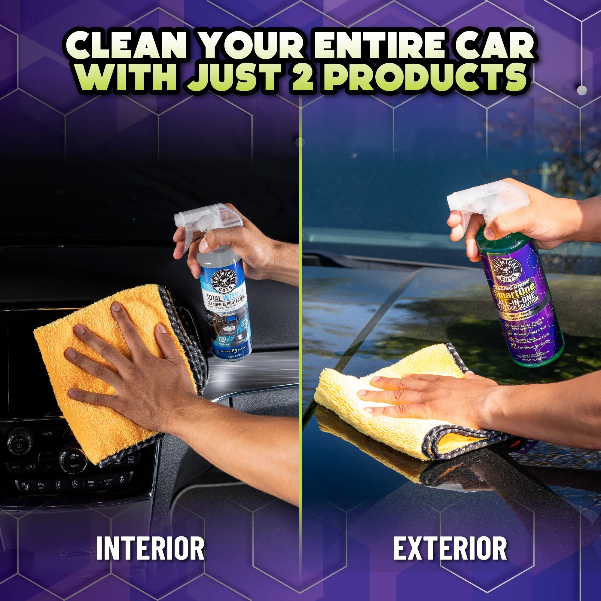 Chemical Guys Raging Rhino SmartOne All-In-One Total Exterior & Interior Kit - Image 10