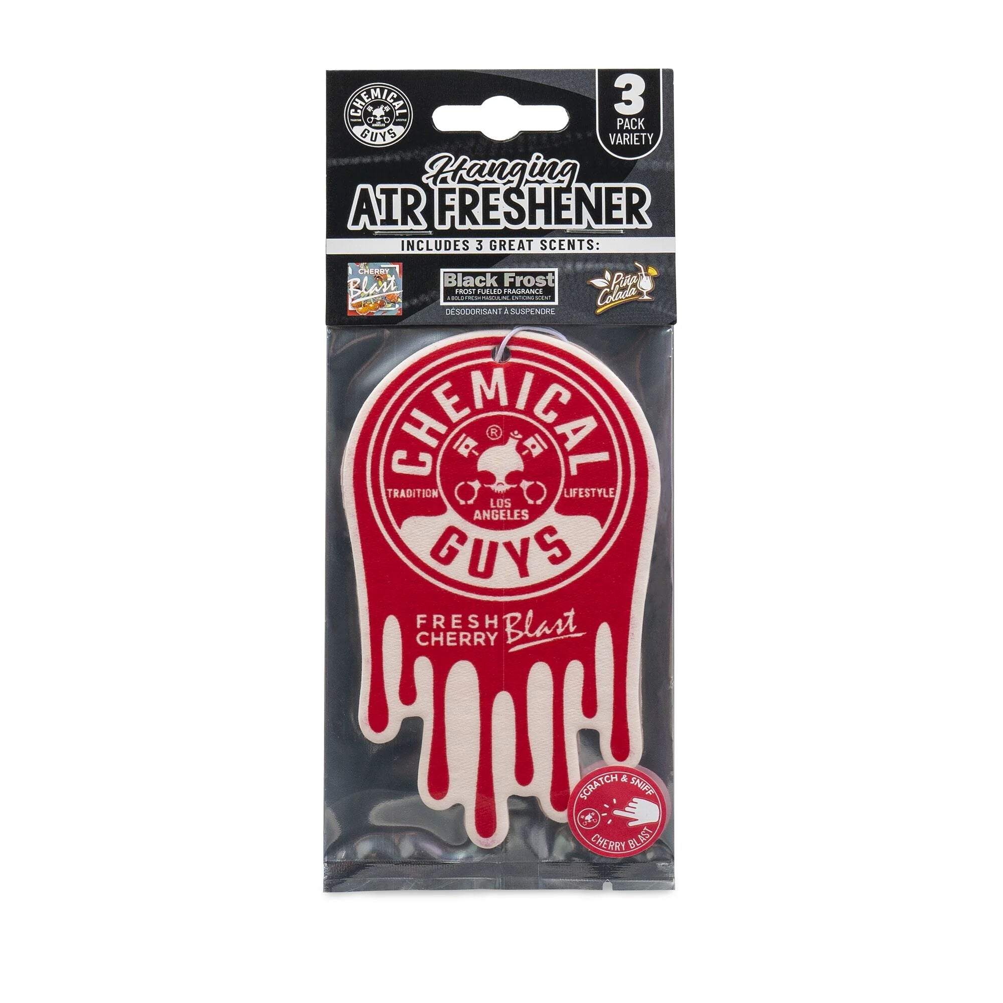 Chemical Guys Hanging Air Freshener Assorted 3-Pack - Image 11