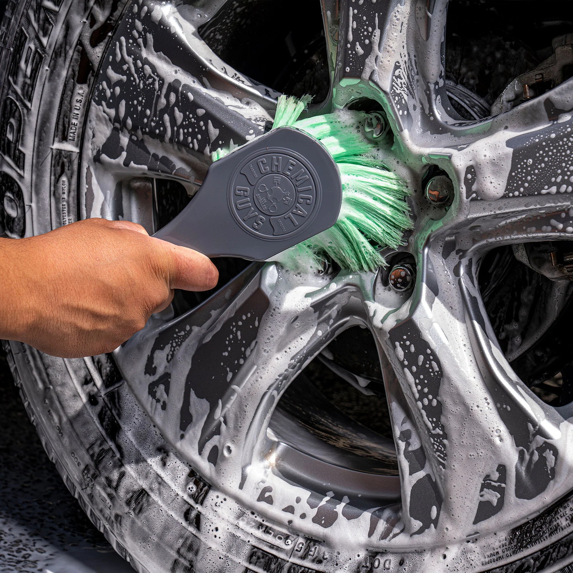 Chemical Guys Wheelie All Exterior Surface And Wheel Brush - Image 8