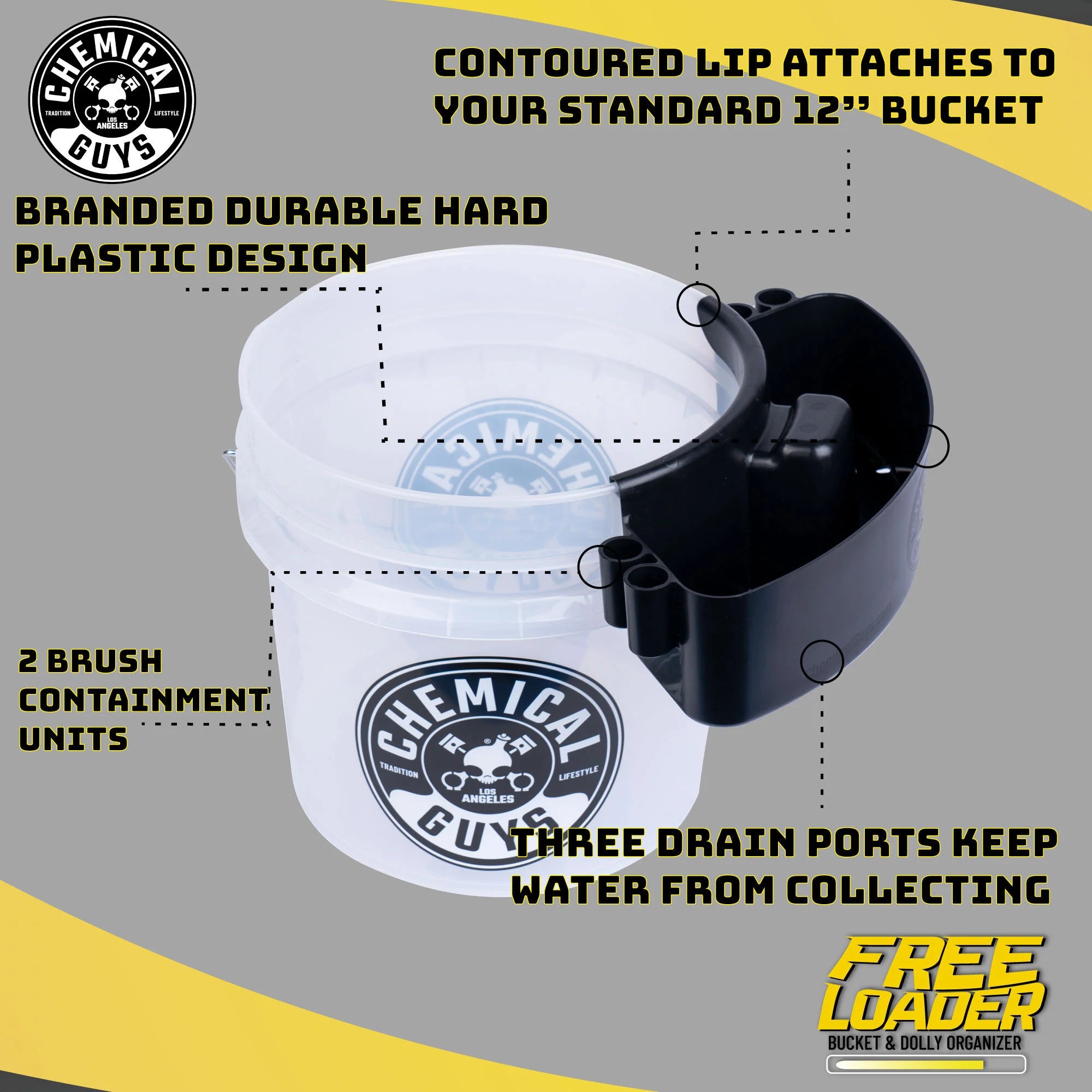 Chemical Guys The Freeloader Bucket & Dolly Organizer - Image 5