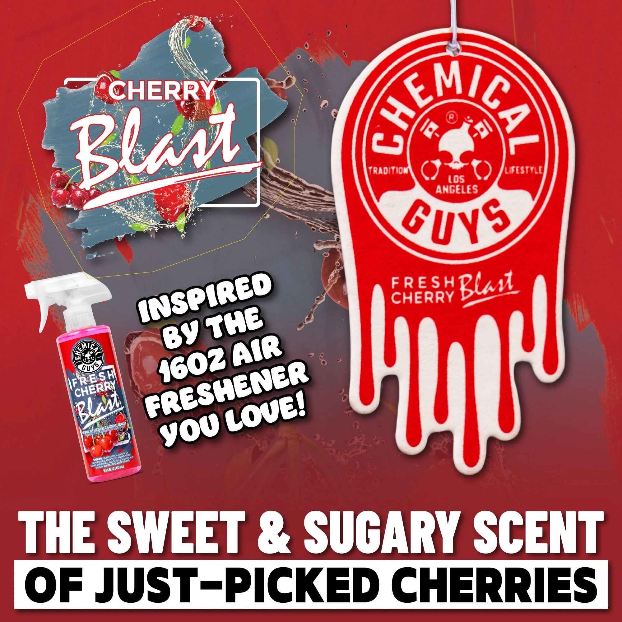 Chemical Guys Hanging Air Freshener Assorted 3-Pack - Image 3
