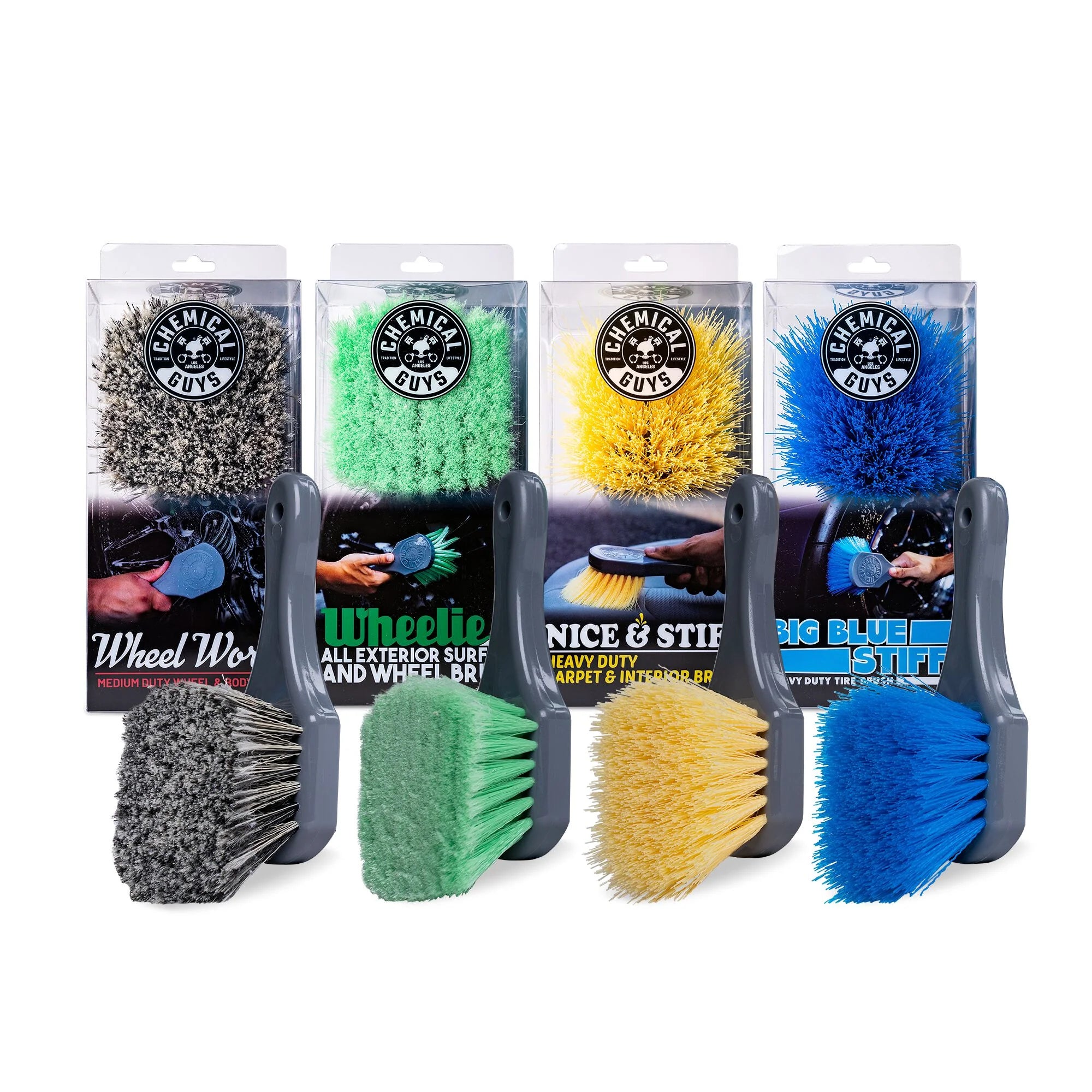 Chemical Guys Total Interior And Exterior Detailing Brush Kit