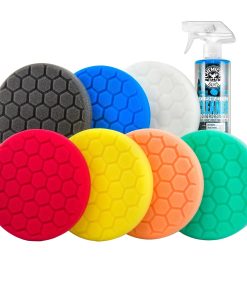 Chemical Guys Wax & Polish 6.5 Buffing Pad Variety Pack w/Polishing Pad Cleaner