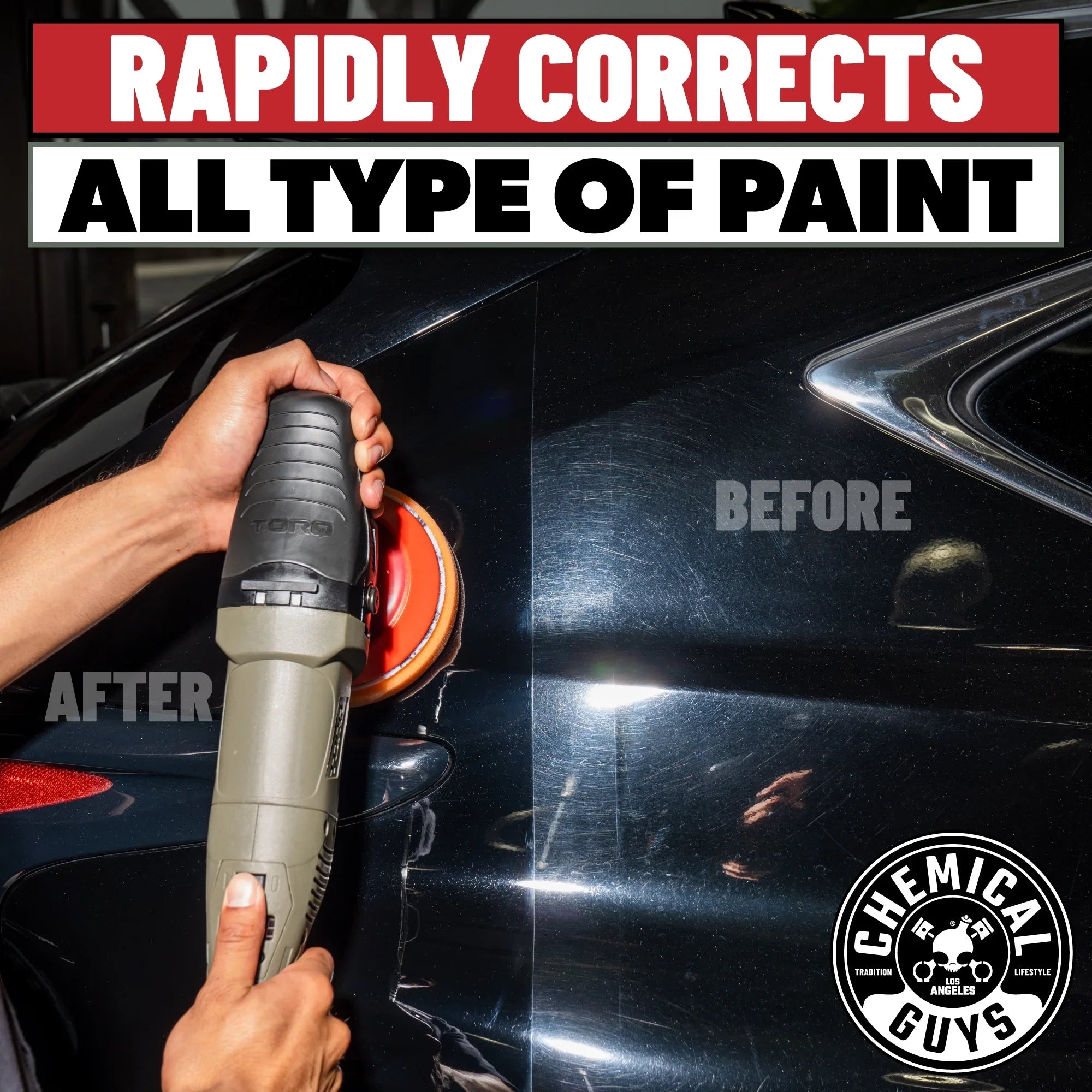 Chemical Guys Torq R Shine Perfection Rotary Polisher Kit - Image 5