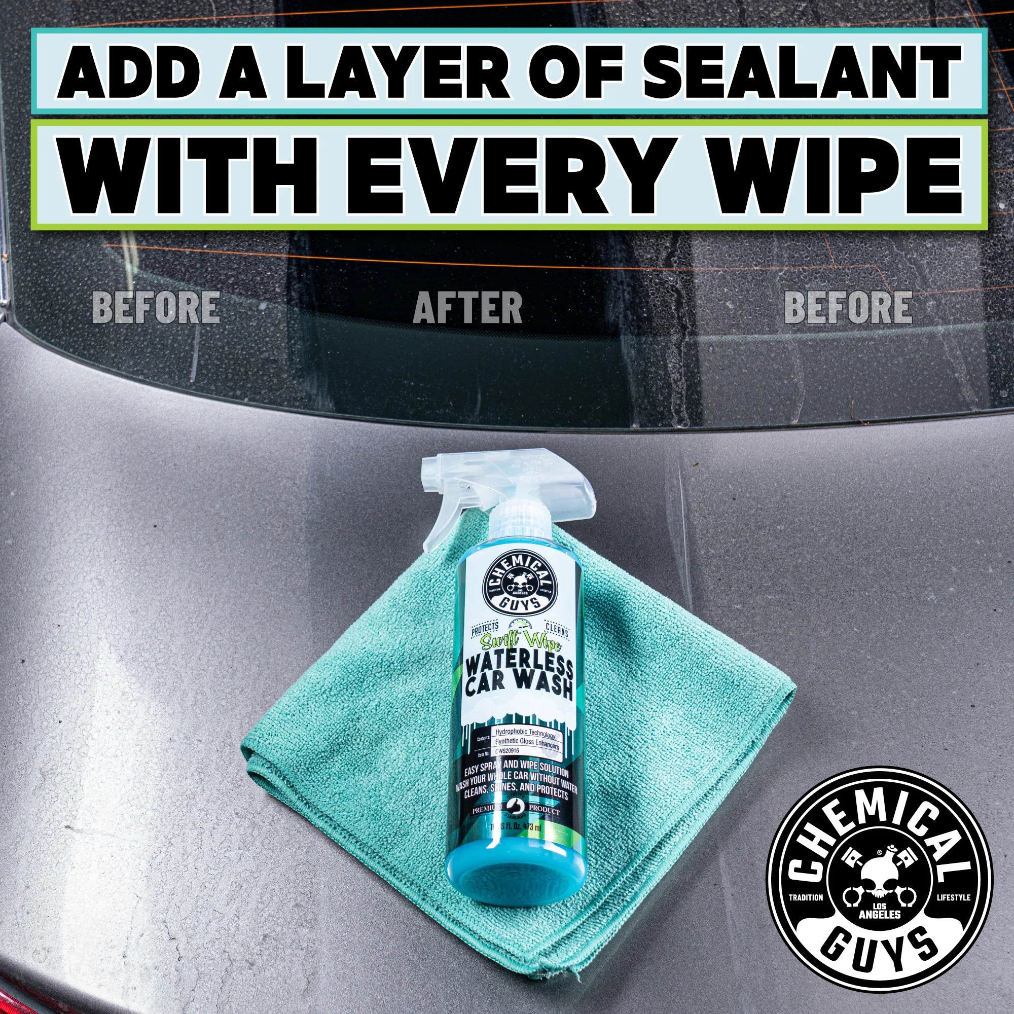 Chemical Guys Swift Wipe Waterless Car Wash - Image 3