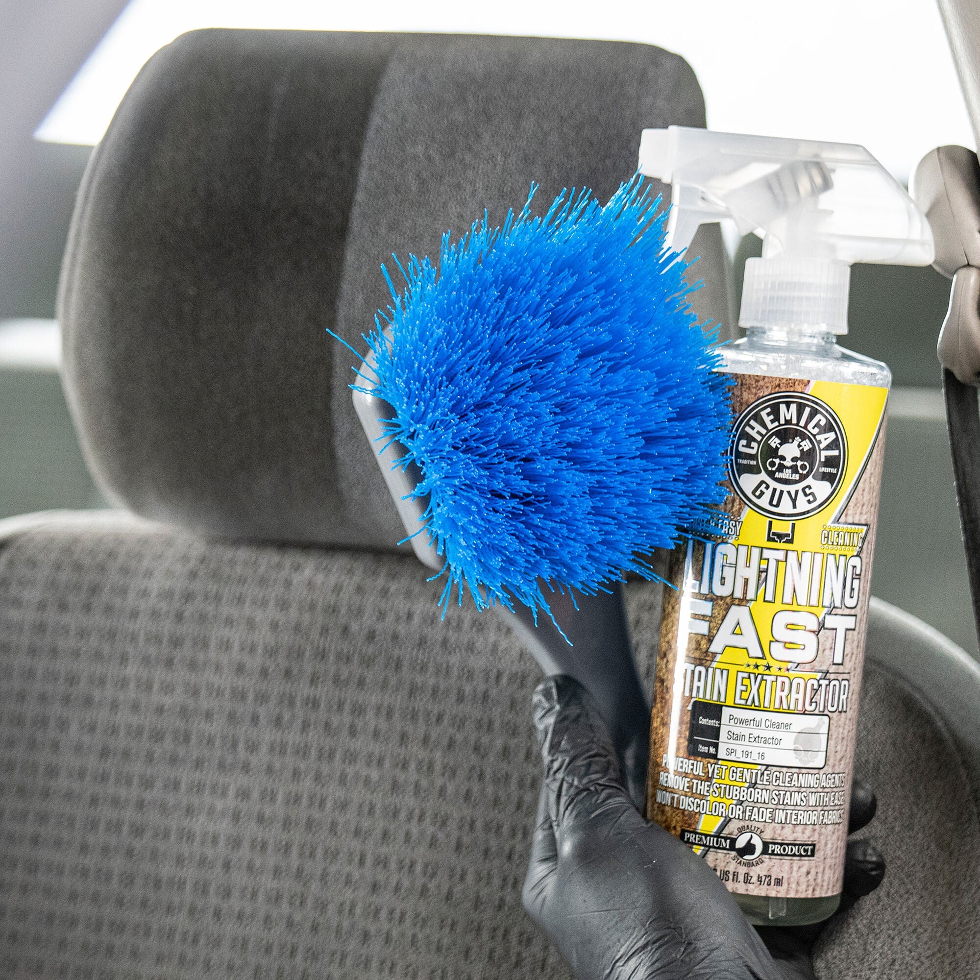Chemical Guys Big Blue Stiffy Heavy Duty Tire Brush - Image 2