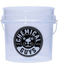 Chemical Guys Heavy Duty Ultra Clear Detailing Bucket, 4.25 Gal